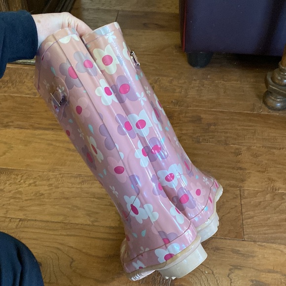 Vintage 90’s Tayberry pink flowered Wellington “Wellies” from Wales, UK - Picture 11 of 11